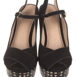 Tory Burch Suede Slingback Sandals Women's Size: 9 | US 9